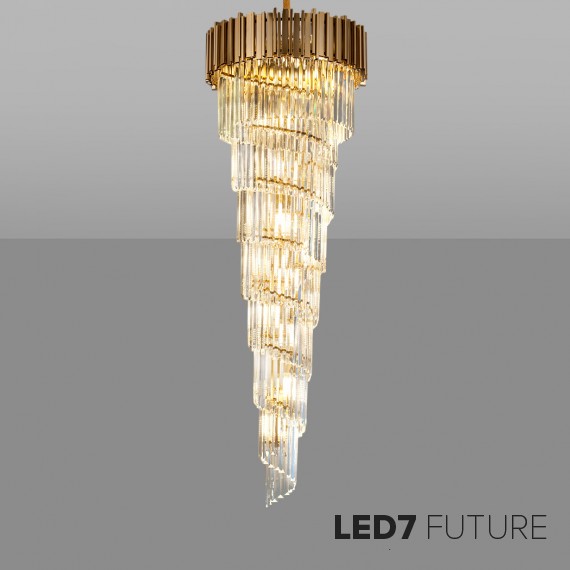 Ritz - Spiral Lux Chandelier